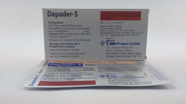 Dapader 5mg Tablets - Image 2